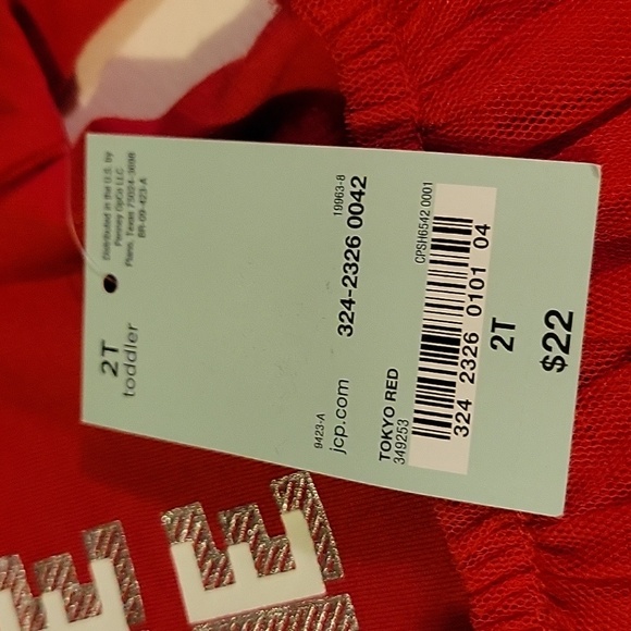 NWT: Okie Dokie Candy Cane Cutie Tutu Dress - Picture 8 of 8